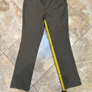 NYDJ straight stetch jeans olive